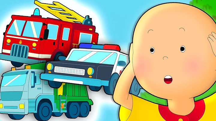 Caillou and the Vehicles ★ Funny Animated Caillou | Cartoons for kids | Caillou