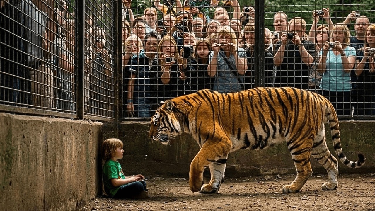 Двое униженных учеников освобождают тигра из клетки, и он становится их новым защитником.