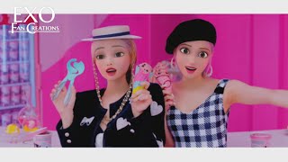 BLACKPINK & Selena Gomez - Ice Cream (Cartoon Filter Ver.) M/V