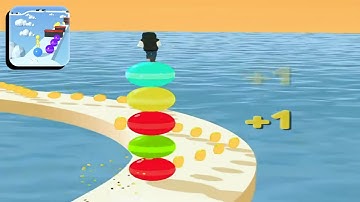 Stack Rider || Max Level‼️All Level Gameplay Android/iOS, New Update Level 145-146