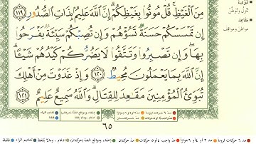 سعد الغامدي الجزء الرابع  كامل ومكتوب مع احكام التجويد ومعاني الكلمات