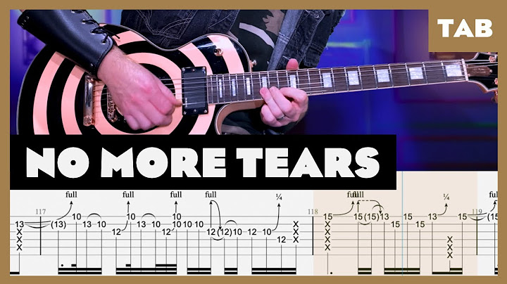 No More Tears Guitar version - Guitar performance video thumbnail