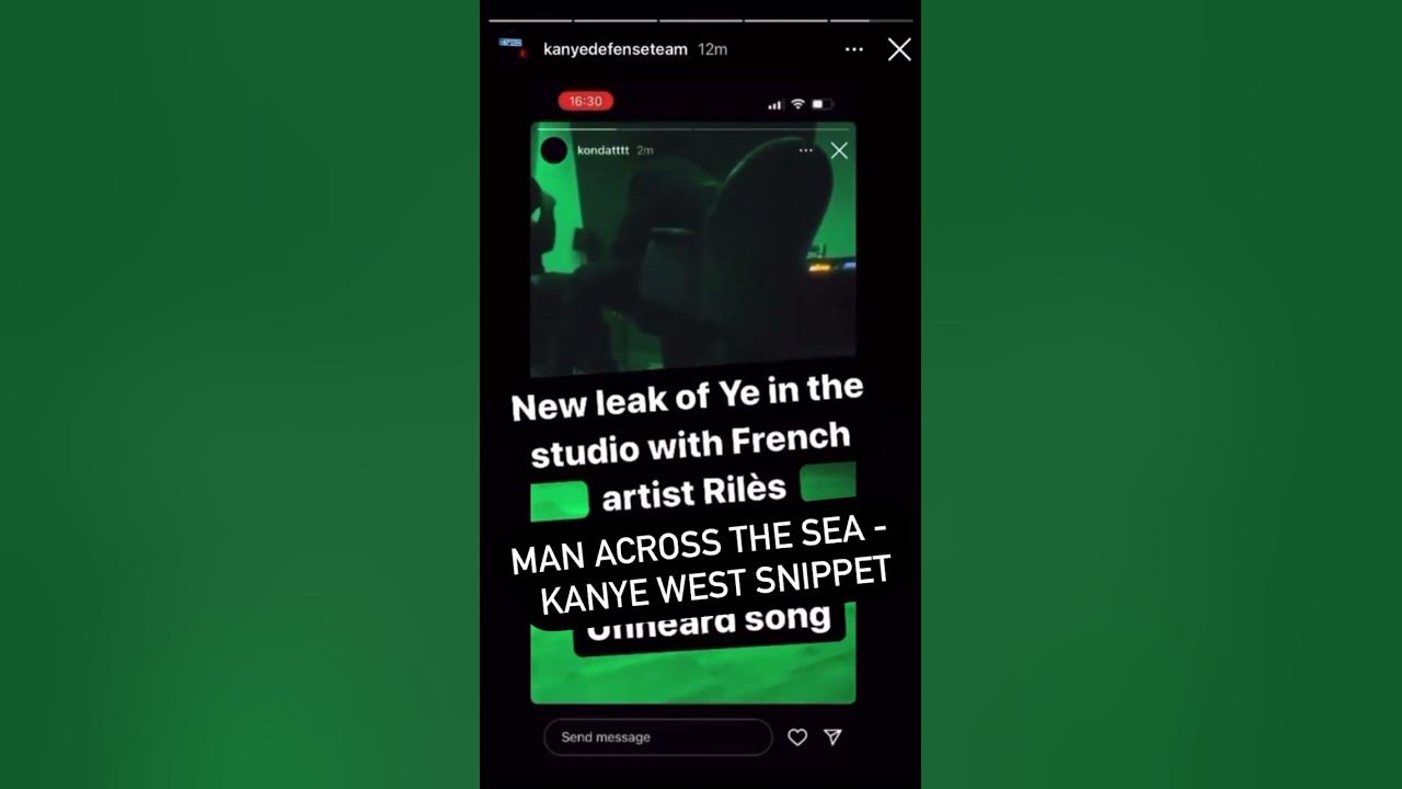 Man Across The Sea Kanye West