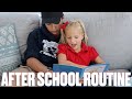 DAILY AFTER SCHOOL ROUTINE WITH 4 KIDS IN ELEMENTARY SCHOOL | HOMEWORK, CHORES, AND READING ROUTINE