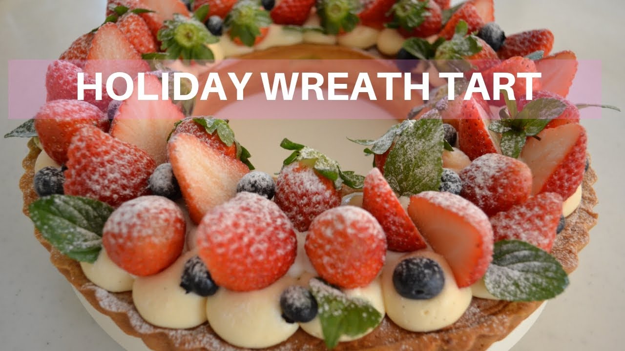 How to make ★Holiday Wreath Tart★ホリディリースタルト（EP82） | Kitchen Princess Bamboo