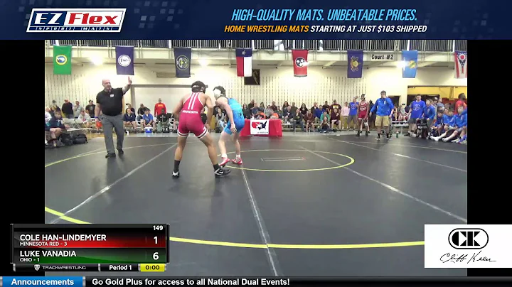 Mat 6 149 Cole Han-lindemyer Minnesota Red Vs Luke Vanadia Ohio