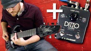 Video thumbnail of "7 String + Loop Pedal"