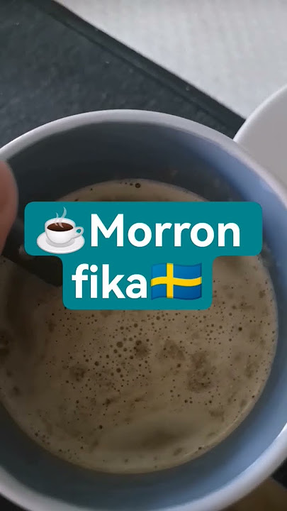 Morgon fika😋☕🇸🇪