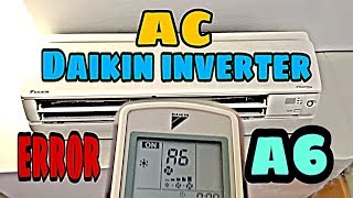 Cara cek error kerusakan ac Daikin | code error AC Daikin indoor dan outdoor