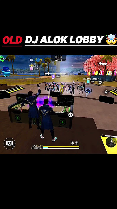 Old Free Fire Dj Alok Lobby 🤯 | Free Fire old Dj Alok Lobby Map Code 🔥 #freefire #shorts