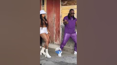 Admiral T & Shannon en plein tournage du clip "Dèviz an mwen