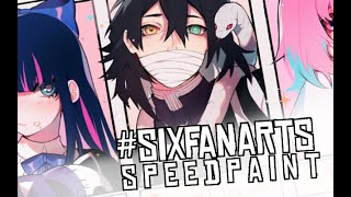 #sixfanarts challenge! ❥ speedpaint