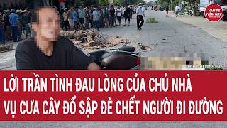 Lời trần tình đau lòng của chủ nhà vụ cưa cây đổ sập đè chết người đi đường screenshot 2