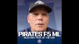 Free Pick MLB ⚾️ from Coach Rick YLose and this old man loves the Pittsburgh Pirates First 5 ML