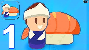 Idle Sushi House - Gameplay Walkthrough Part 1 My Sushi Idle Restaurant (iOS, Android)