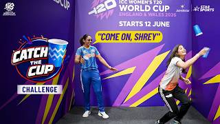 The viral Catch The Cup Challenge | Women In Blue - Game On | #T20WorldCup screenshot 1