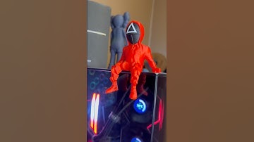 3d printed squid game soldier #3dprinting #squidgame #squidgame2 #3dprint #trending