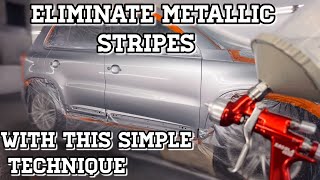 1 Simple Technique To Eliminate Metallic Striping After Its Already There