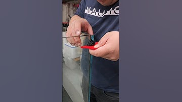 Satisfying Silicone Clean Up Of A Aquarium #fishtank #behindthescene #satisfying