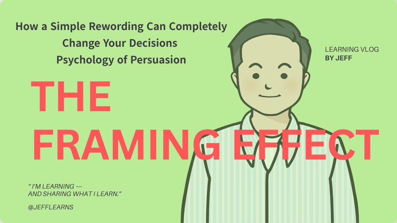 The Psychology Trick That Changes Every Decision | The Framing Effect ...