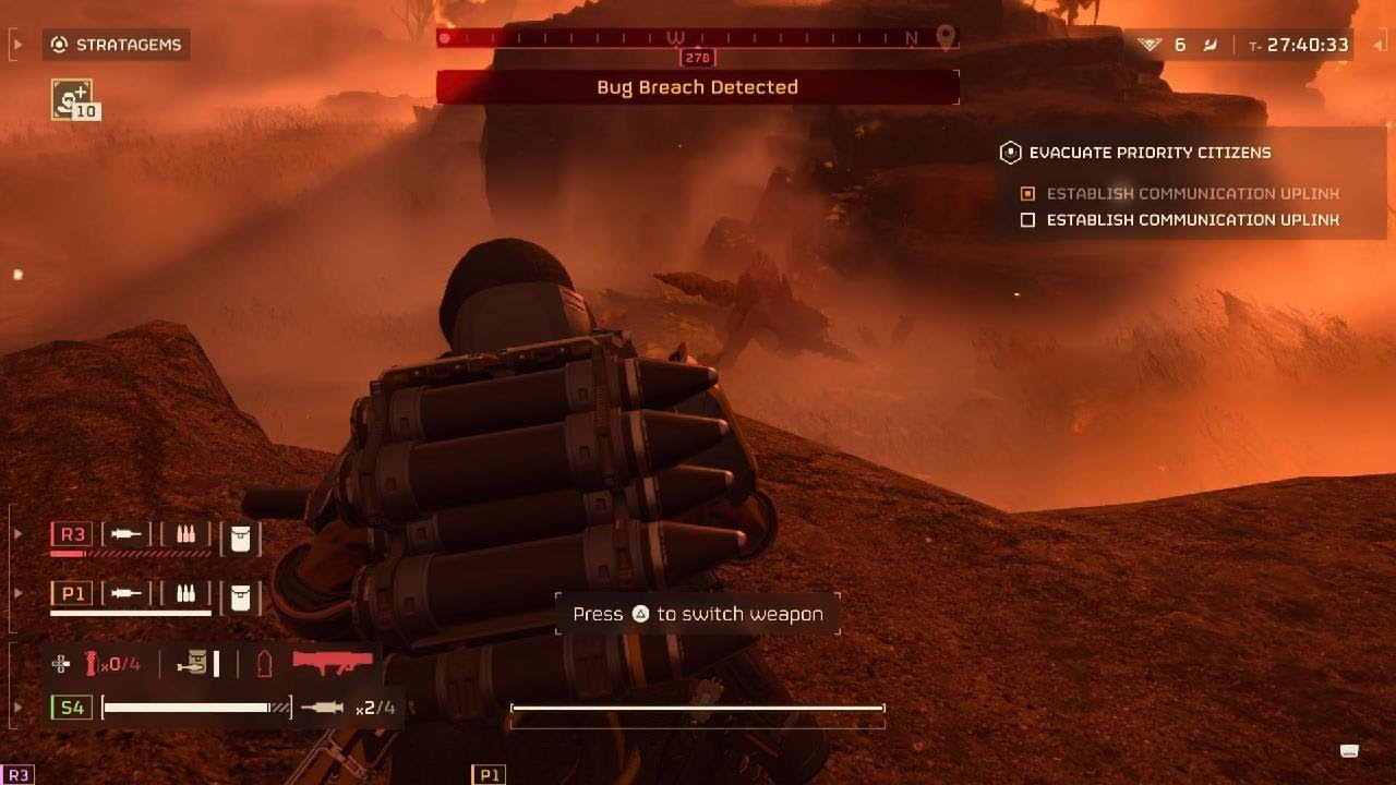 HELLDIVERS 2 - Charger gets yeeted