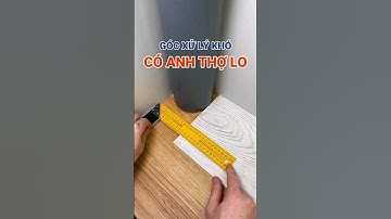 Hướng dẫn thi công sàn gỗ công nghiệp ở vị trí bo góc #sango #sangocongnghiep #hobiwood