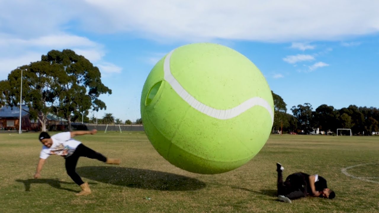 huge tennis ball