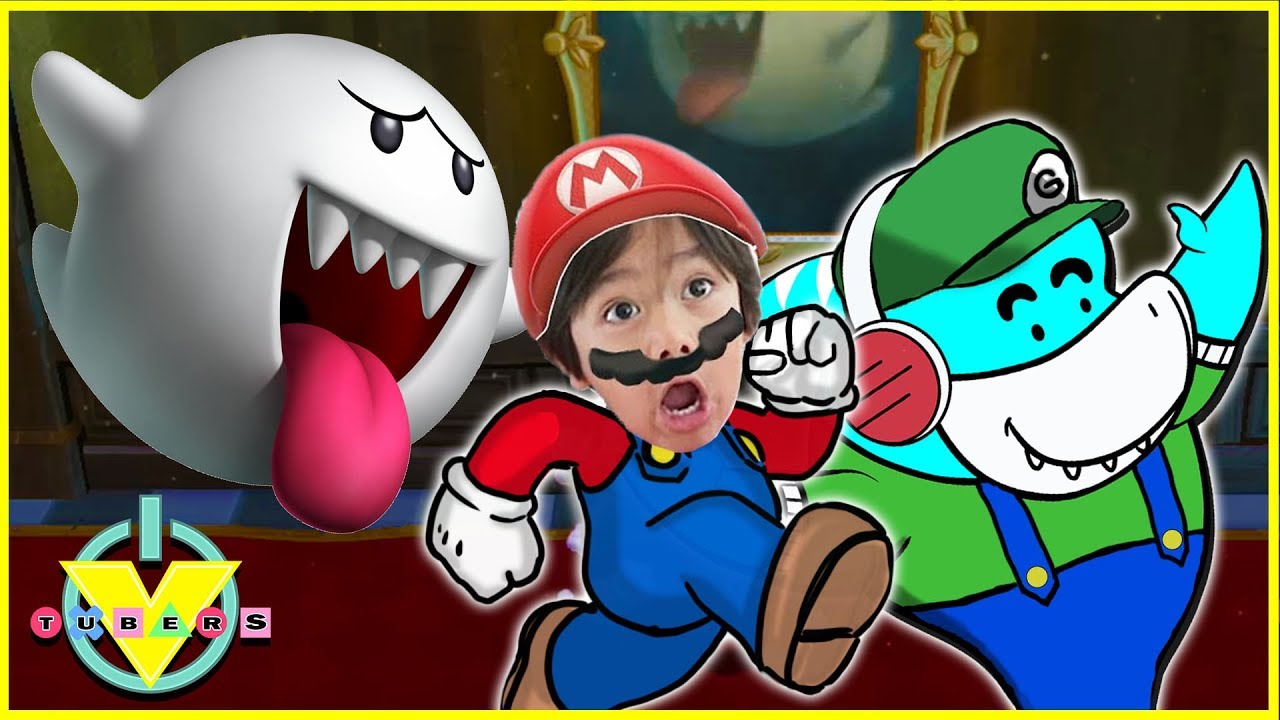 Vtubers Ryan Vs Big Gil Boo Boss Let S Play Super Mario 3d Land Youtube - 3d mario png roblox