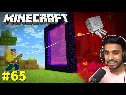 CAN I TAKE A GHAST TO MY WORLD ? | MINECRAFT GAMEPLAY #65