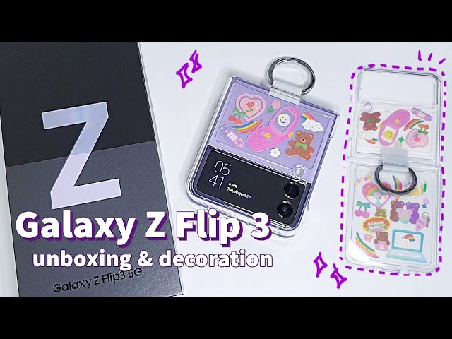 Samsung Galaxy Z Flip 3 Phone Tour + Custom Makeover and