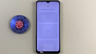 Dual clock, two clocks on Vivo Y16 Android 12 screenshot 5