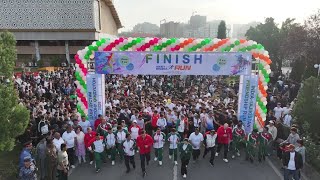 The Fourth India–Tajikistan Friendship Run took place in Dushanbe
