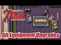 The Legend of Zelda: A Link to the Past - All Weapon and Equipment Upgrades