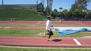 Long Jump Practice and Tips Vlog with Keinan Briggs