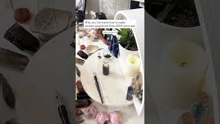 Making traditional ink for spellwork, journaling, and grimoire entries