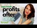 ETORO Copy Trading | Profits after 5 months