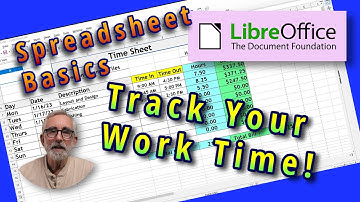 Spreadsheet Basics: Make A Time Sheet in Libre Office Calc, Open Office Calc or Excel