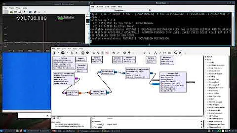 DragonOS Focal GR-Mixalot POCSAG Decoded with Multimon-NG (GQRX, HackRF One, RTLSDR, Netcat, Sox)