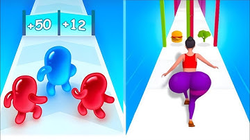 Twerk Race vs Join Blob Clash 💃🧍 Funny Gameplay Battle | Android iOS Games #Shorts