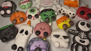 CRUNCHY ASMR | Clay Halloween Jellycats | Wax Cracking