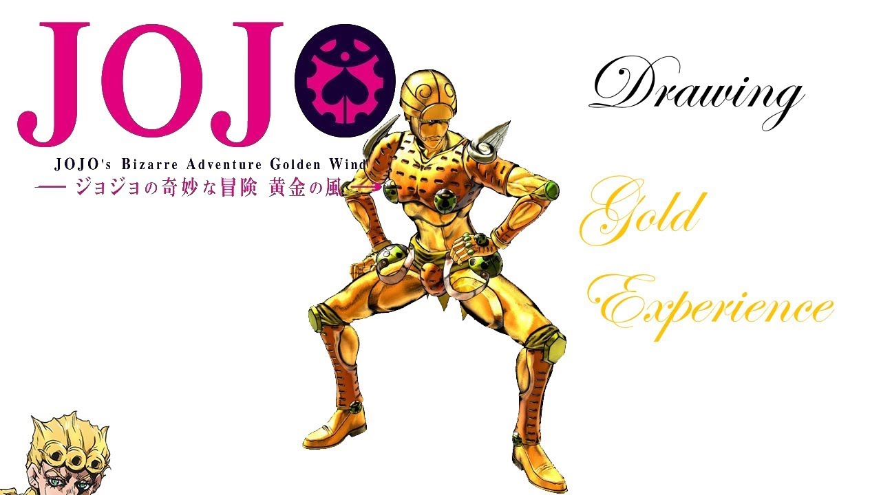 Featured image of post Gold Experience Jojo Drawing This is black sabbath one of the first new stands that we see in golden wind aside from giorno s gold experience