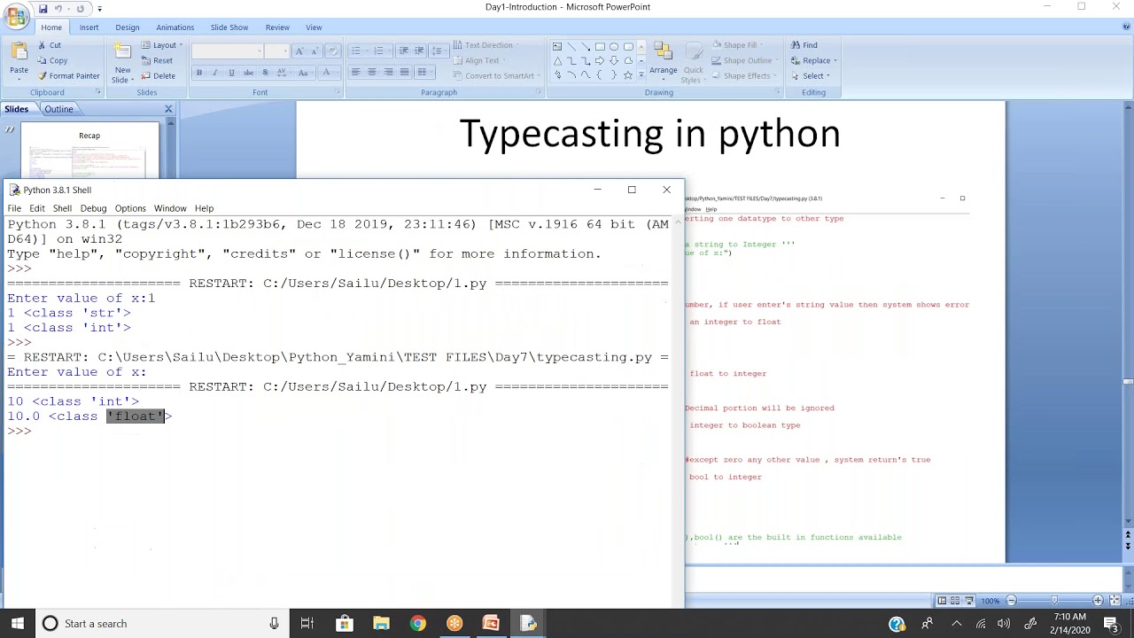 7 typecasting - YouTube