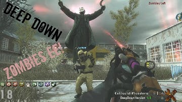 Cod WaW Coop Custom Zombies Deep Down Easter Egg!