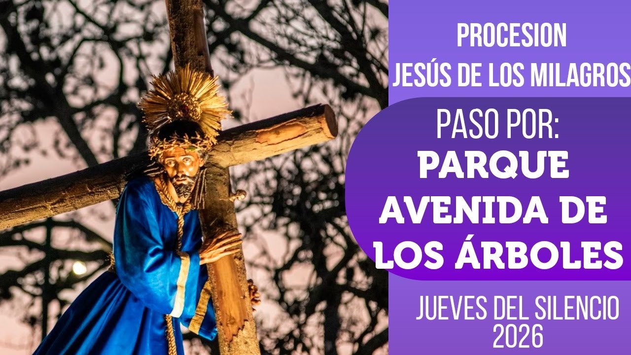 Paso Jesús de los Milagros por la Avenida de los Árboles | Procesión Primer Jueves Cuaresma 2026