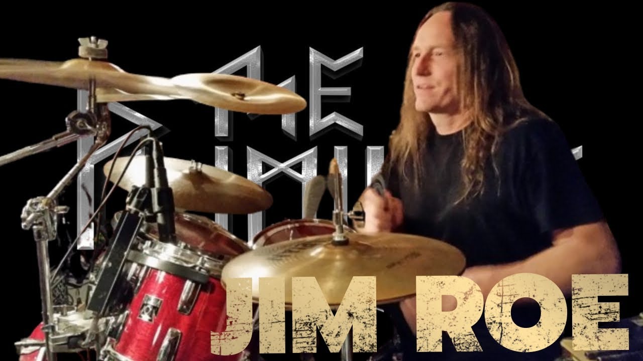 legendary drummer JIM ROE playing the kit. THE PRIMITIVE BLOODSTORM ...