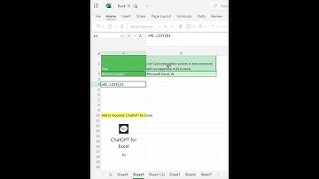 ChatGPT x Excel : AI.LIST ( )