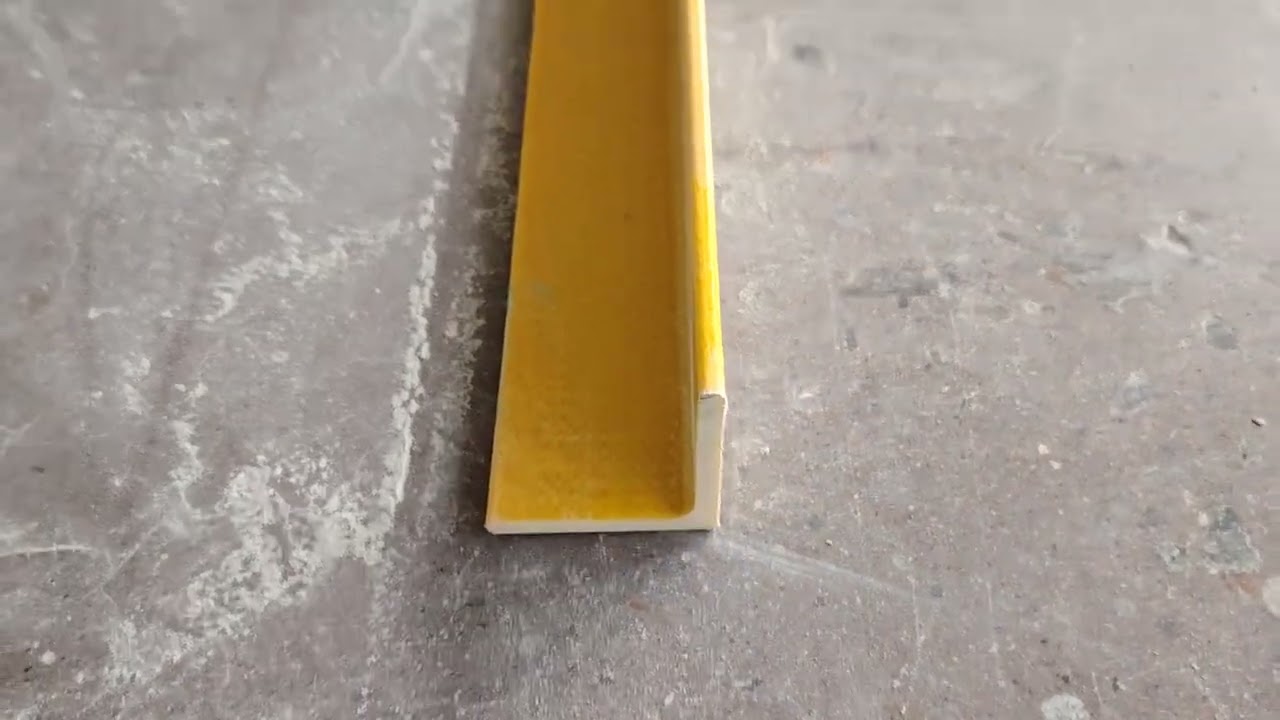 Fiberglass GFRP FRP Angle L-shaped steel for display stands partition frames corridors FT-ALS38a