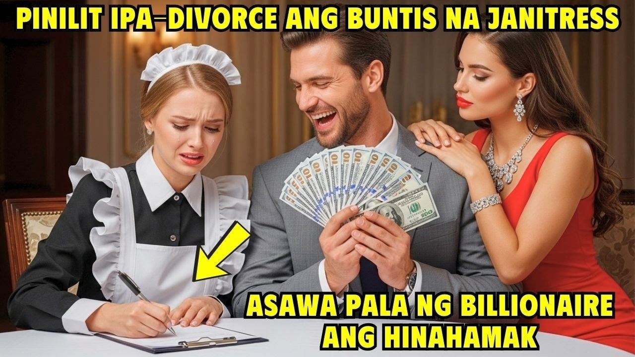 Pinilit Ipa-Divorce Ang Buntis Na Janitress, Asawa Pala Ng Billionaire Ang Hinahamak