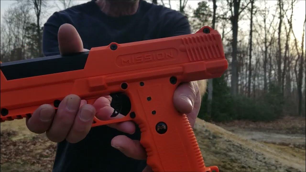 Mission TPR Pepperball Pistol review & operation YouTube