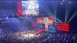 Claudio Castagnoli & Eddie Kingston Entrances - AEW Dynamite Grand Slam - Arthur Ashe Stadium - 2023